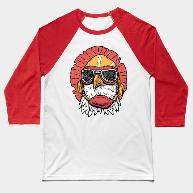 Fly Like a bird Baseball T-Shirt by elpizzaloco